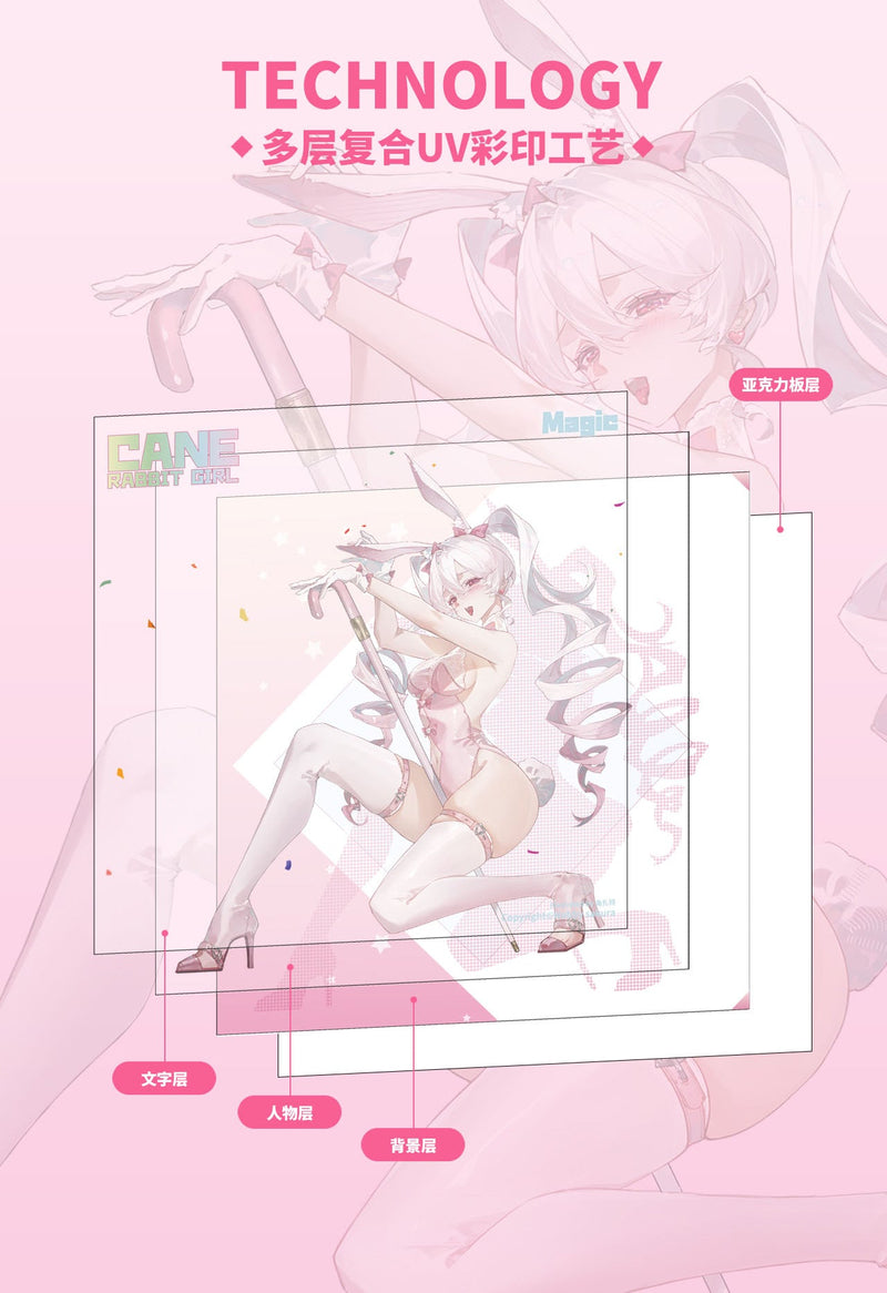 Hobby sakura Cane Bunny Girl illustration par Tuzhate Deluxe Edition 1/7 Figure