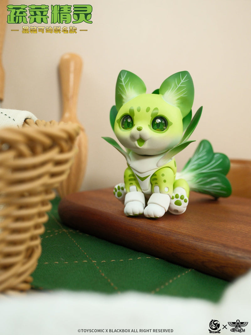 TOYSCOMIC x BLACKBOX Vegetable Fairy Mini Bok Choy Serval Action Figure JAPAN