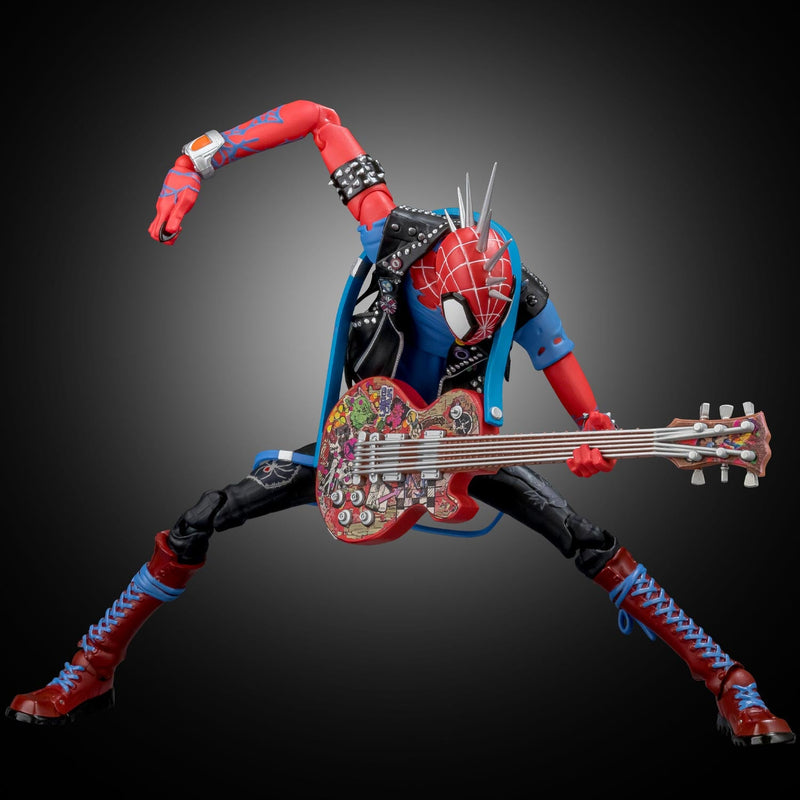 Homem-aranha através do verso da aranha SV Action Spider Punk Action Figure JAPÃO