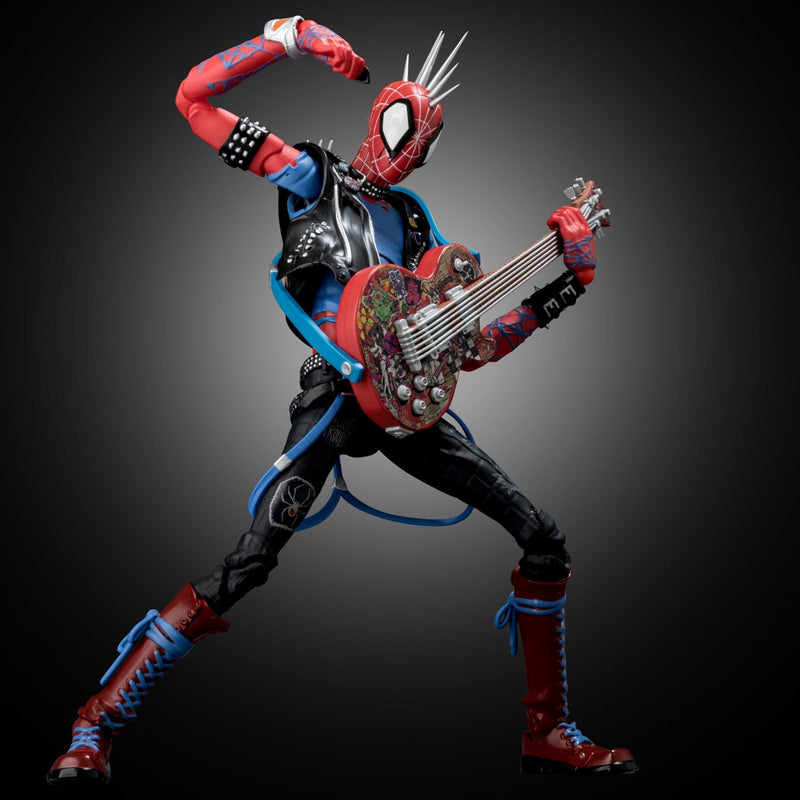 Homem-aranha através do verso da aranha SV Action Spider Punk Action Figure JAPÃO