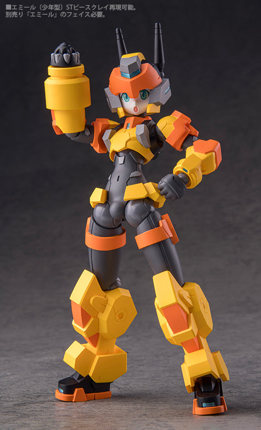 Polynian Lena Emil ST Peace Clay M Actionfigur JAPAN OFFIZIELL