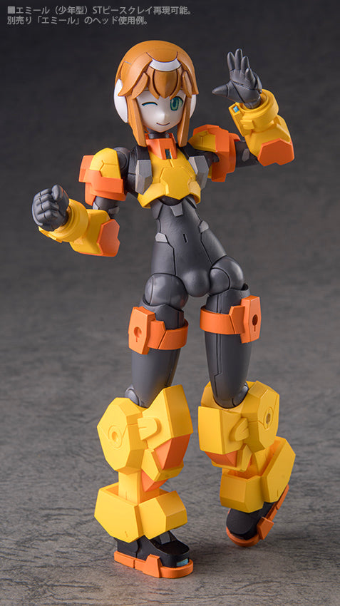 Polynian Lena Emil ST Peace Clay M Actionfigur JAPAN OFFIZIELL