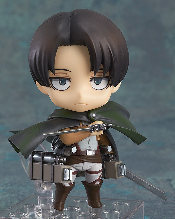 Good Smile Company Nendoroid Attack on Titan Levi Actionfigur JAPAN OFFIZIELL