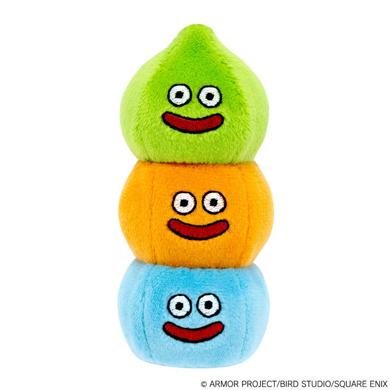 Square Enix Smile Slime Let's Squeeze! Dragon Quest Slime Stack Plush JAPAN