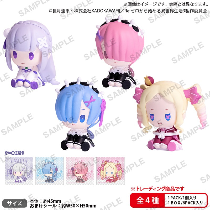 Re:Zero Starting Life in Another World Petatto Nejimaki Mascot 6 Pack BOX Figure