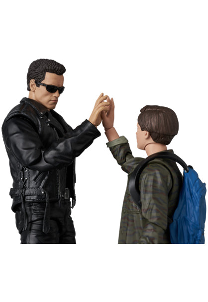 Medicom Toy MAFEX Terminator 2 T-800 T2 Ver. & John Connor Action