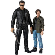 Medicom Toy MAFEX Terminator 2 T-800 T2 Ver. & John Connor Action Figure JAPAN