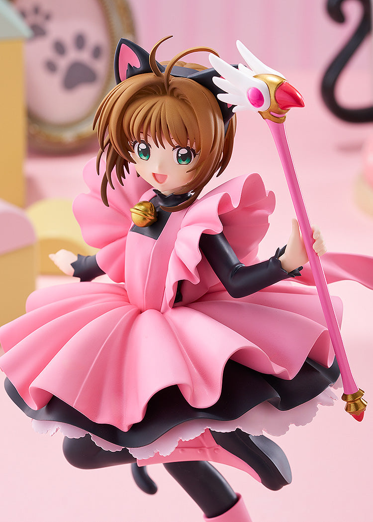 POP UP PARADE Cardcaptor Sakura Sakura Kinomoto BlackCatCostumeVer L Größe Figur