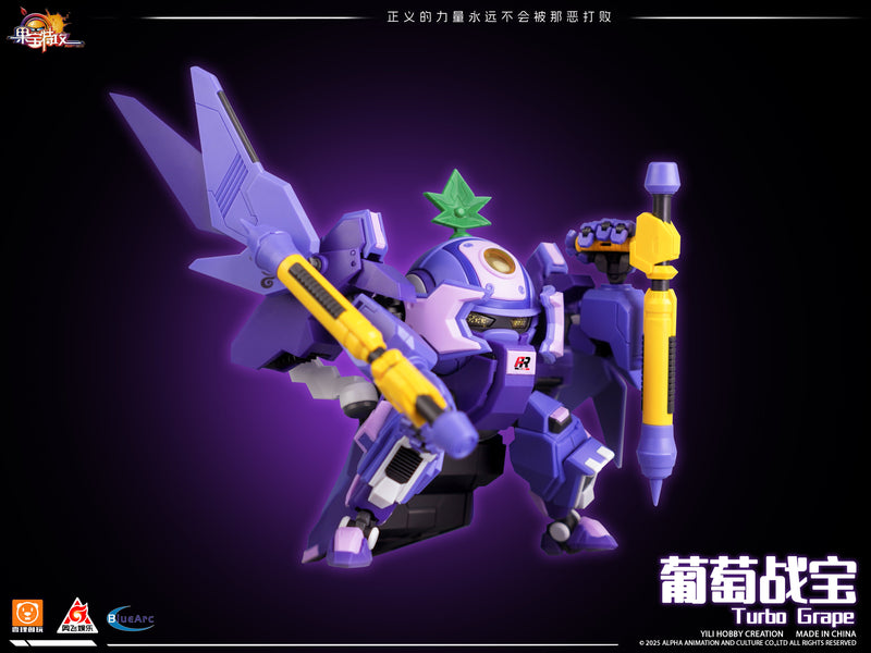 Yilichuangwan Fruity ROBO Turbo Grape Modellbausatz JAPAN OFFIZIELL