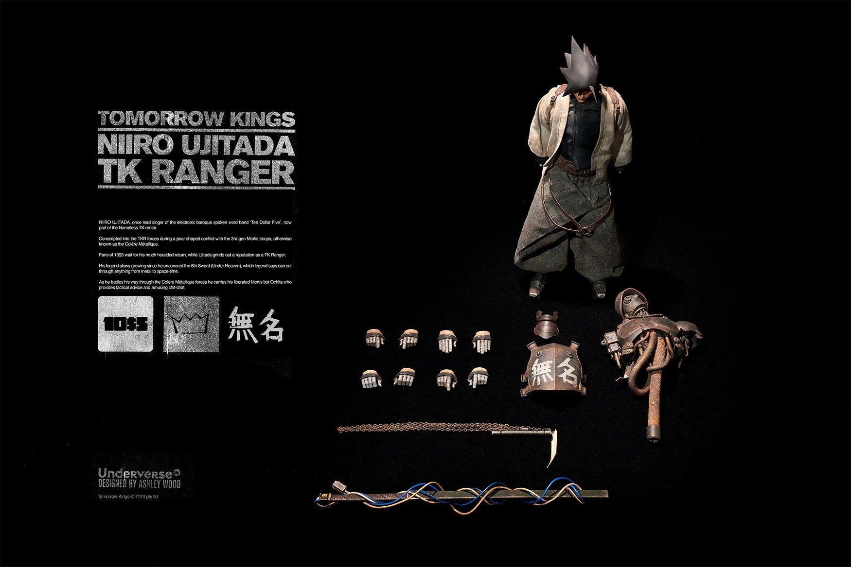 Underverse TOMORROW KINGS TK RANGER NIIRO UJITADA 1/6 Action