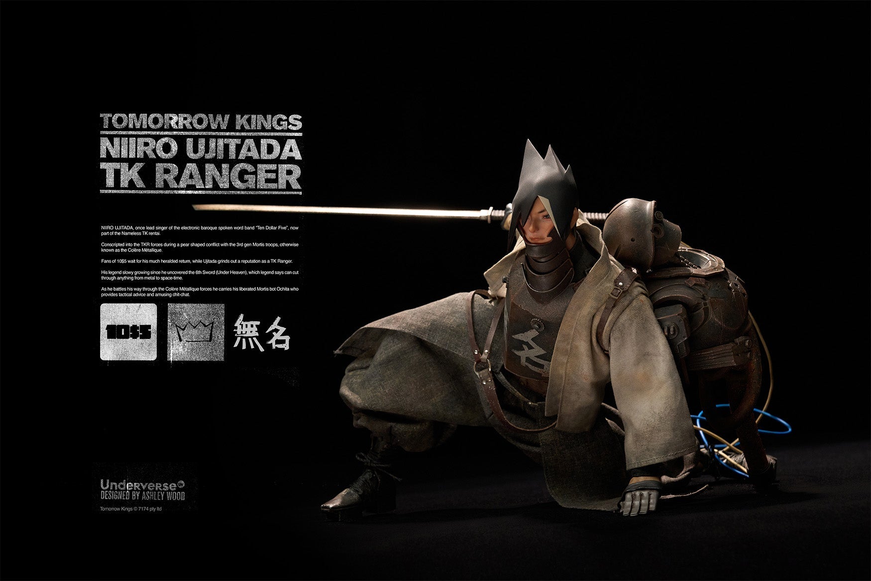 Underverse TOMORROW KINGS TK RANGER NIIRO UJITADA 1/6 Action