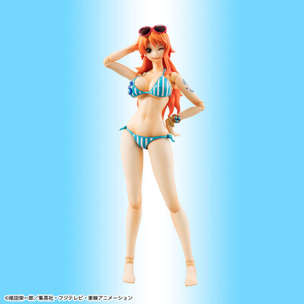 MegaHouse Variable Action Heroes ONE PIECE Nami Summer Vacation Action Figure