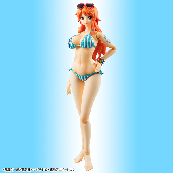 MegaHouse Variable Action Heroes ONE PIECE Nami Summer Vacation Action Figure