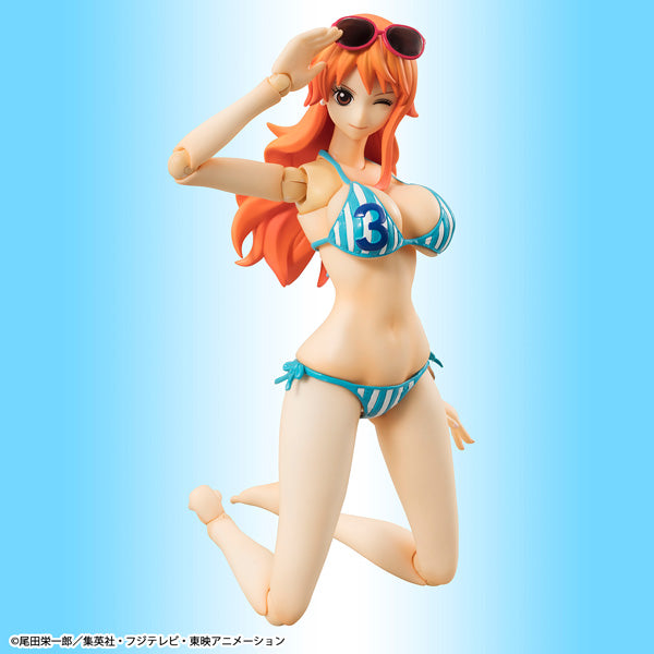 MegaHouse Variable Action Heroes ONE PIECE Nami Summer Vacation Action Figure