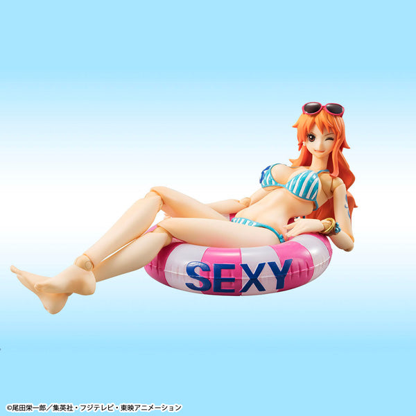 MegaHouse Variable Action Heroes ONE PIECE Nami Summer Vacation Action Figure