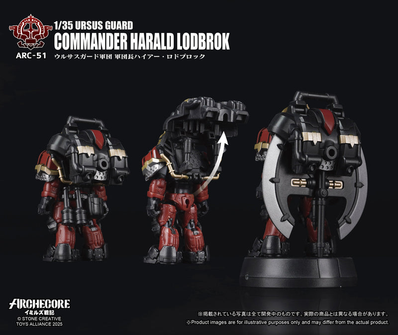 ARCHECORE Saga of Ymirus ARC-51 URSUS GUARD Commander Harald Lodbrok 1/35 Figure