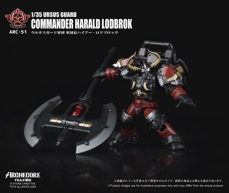 ARCHECORE Saga of Ymirus ARC-51 URSUS GUARD Commander Harald Lodbrok 1/35 Figure