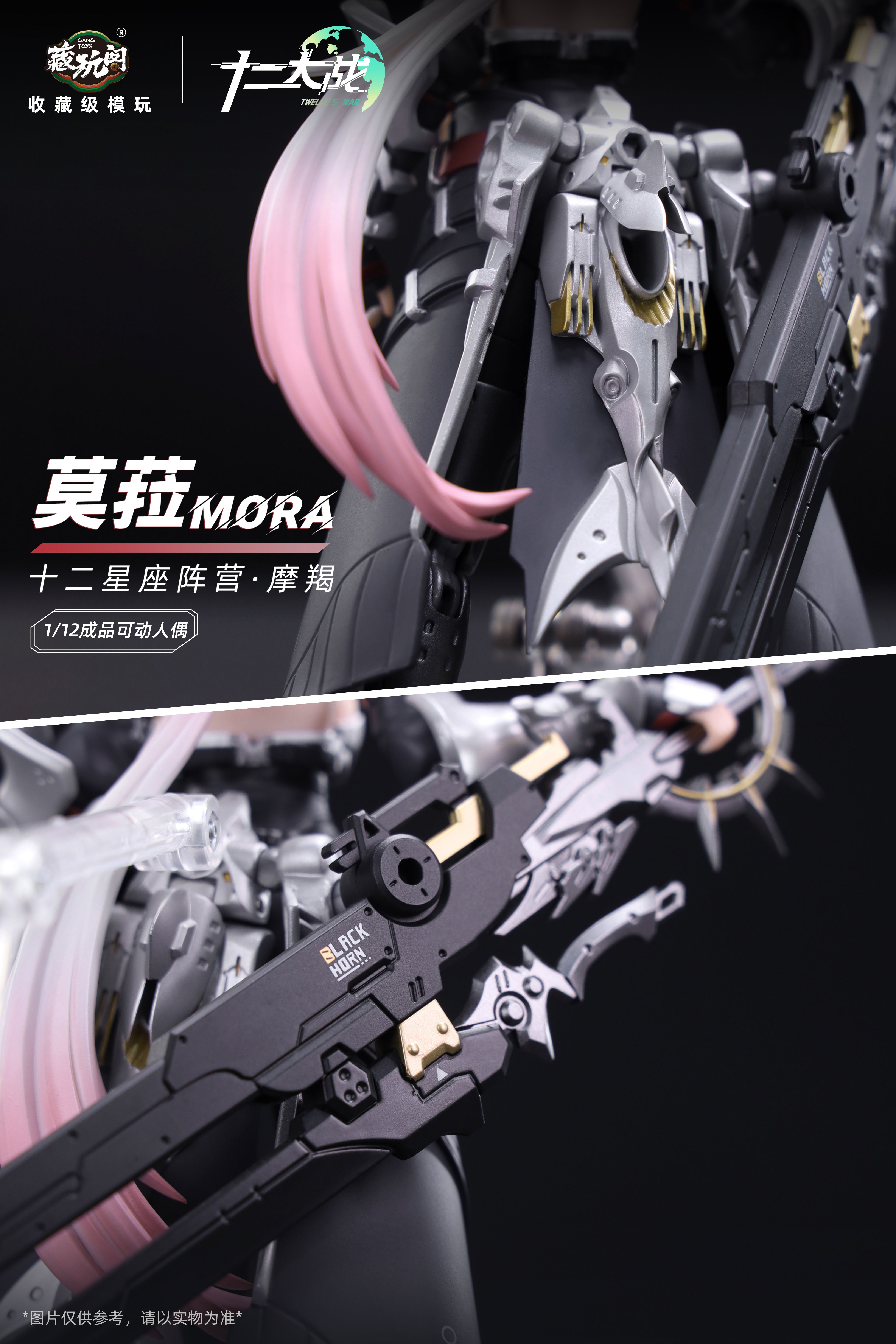 CANG-TOYS Twelve's War Series Capricorn MORA 1/12 Action Figure