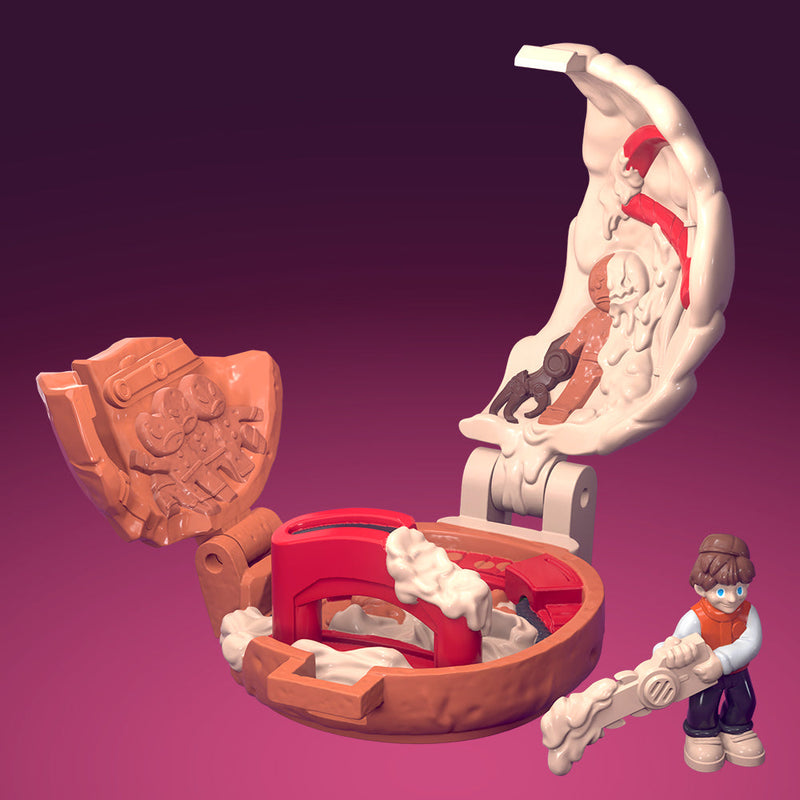 Kotobukiya ROVER ROBIN Crushes Gingerbread Man Figure JAPAN OFFICIAL