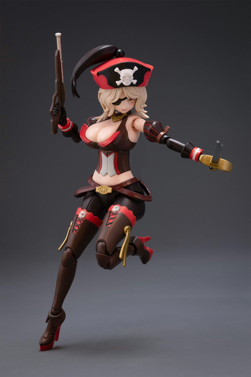 Boarder Model Snap Kit Pirate Captain Queen Anne Model Kit 1/12 JAPAN OFFICIAL