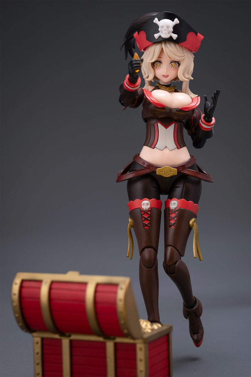 Boarder Model Snap Kit Pirate Captain Queen Anne Model Kit 1/12 JAPAN OFFICIAL