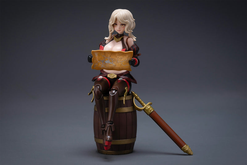 Boarder Model Snap Kit Pirate Captain Queen Anne Model Kit 1/12 JAPAN OFFICIAL