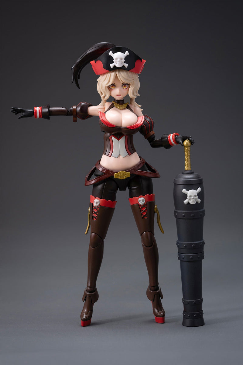 Boarder Model Snap Kit Pirate Captain Queen Anne Model Kit 1/12 JAPAN OFFICIAL