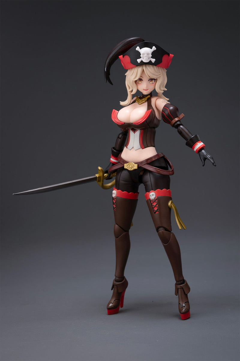 Boarder Model Snap Kit Pirate Captain Queen Anne Model Kit 1/12 JAPAN OFFICIAL