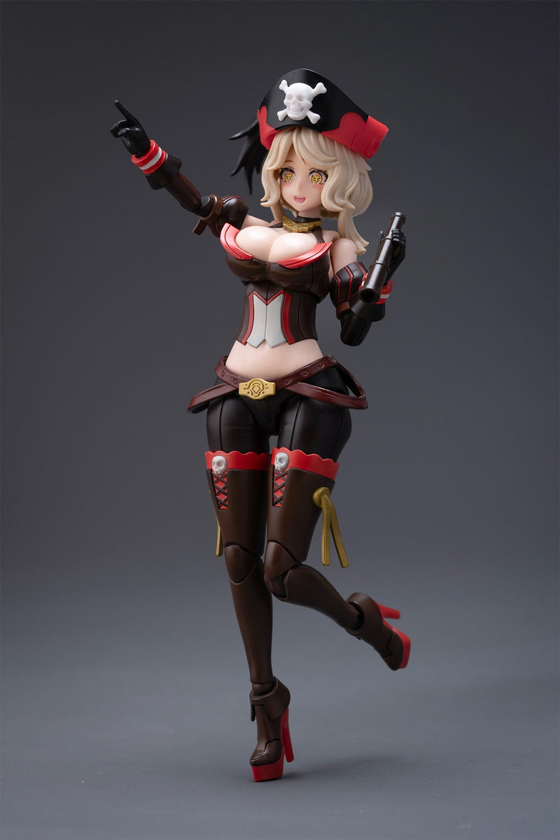 Boarder Model Snap Kit Pirate Captain Queen Anne Model Kit 1/12 JAPAN OFFICIAL