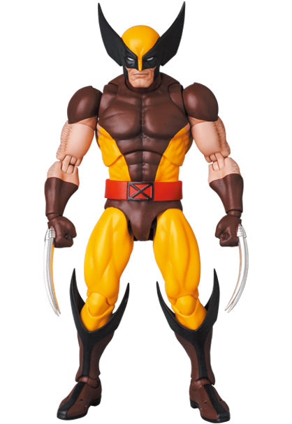 Medicom Toy MAFEX No.138 Wolverine BROWN COMIC Ver. Action Figure JAPAN OFFICIAL