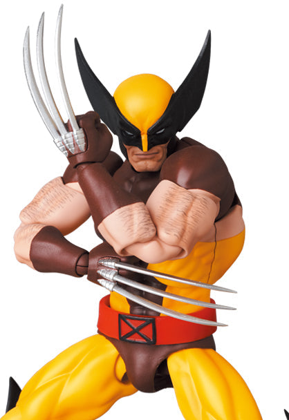 Medicom Toy MAFEX No.138 Wolverine BROWN COMIC Ver. Action Figure JAPAN OFFICIAL