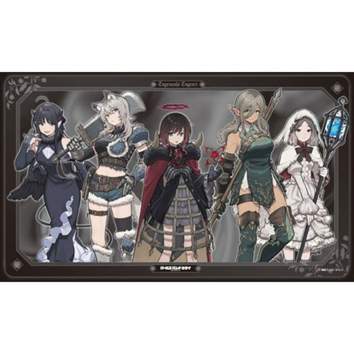 Ensky Girls Band Cry Togenashi Togeari Character Rubber Mat JAPAN OFFICIAL