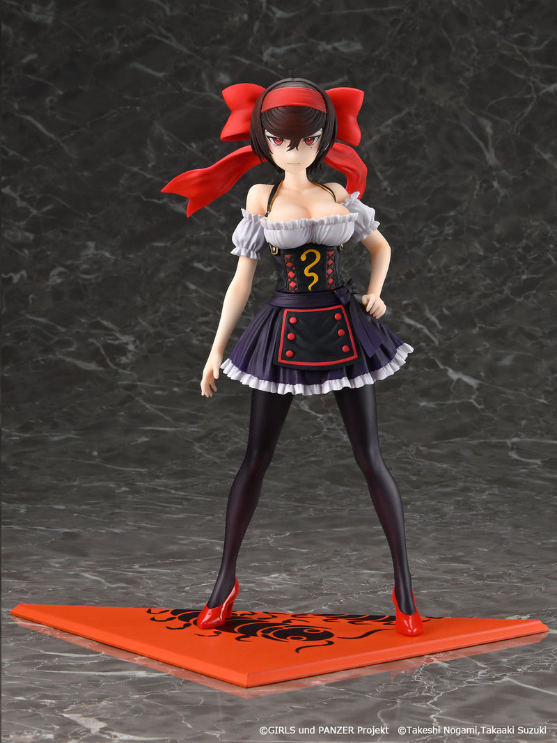 Girls und Panzer Ribbon no Musha Shizuka Tsuruki Dirndl Ver. Figura 1/6 JAPÓN