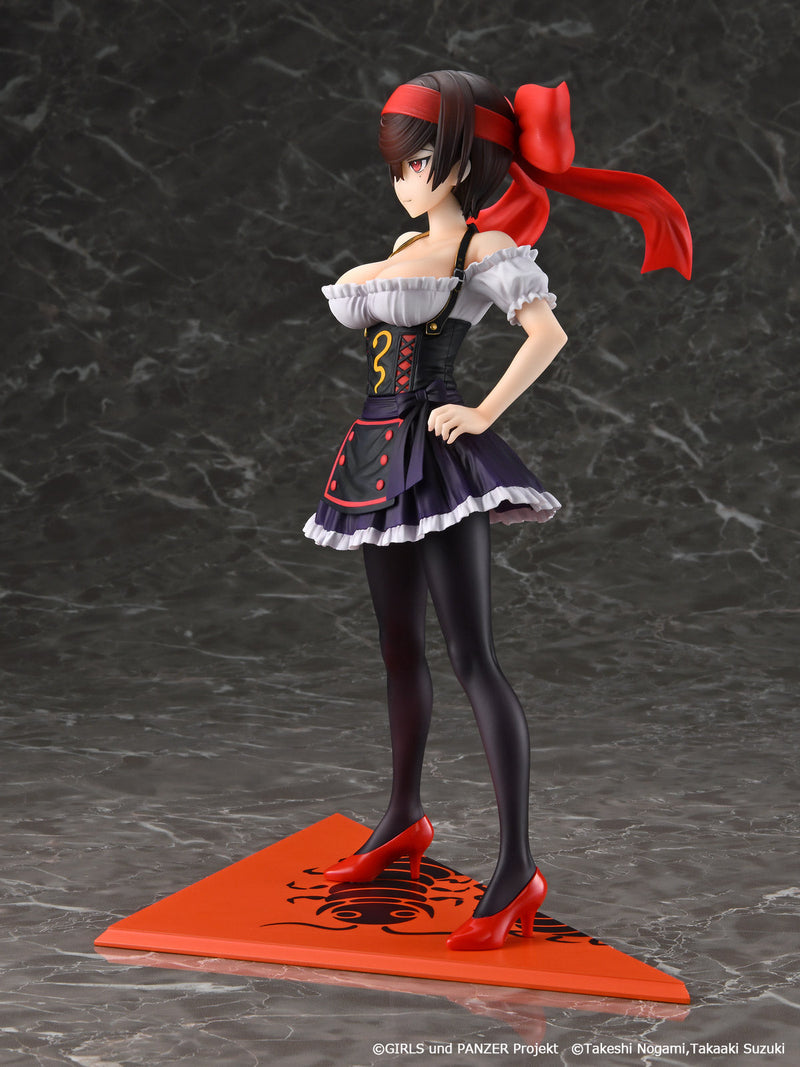 Girls und Panzer Ribbon no Musha Shizuka Tsuruki Dirndl Ver. Figura 1/6 JAPÓN