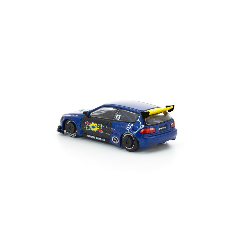 POP RACE Pandem Civic EG6 Blue/Black 1/64 JAPAN OFFICIAL