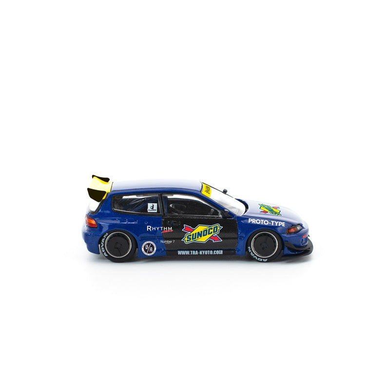 POP RACE Pandem Civic EG6 Blue/Black 1/64 JAPAN OFFICIAL