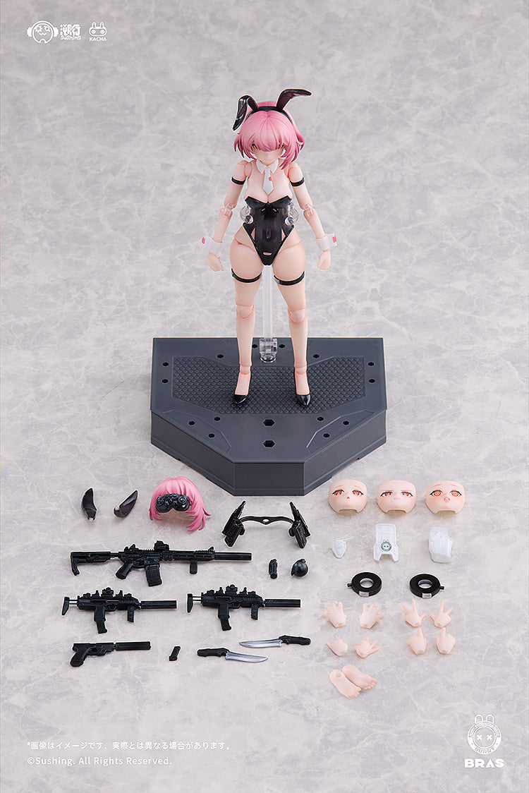 Sushing BUNNY RAPID ACTION SQUAD Commando Belka 1/12 Action Figure JAPAN