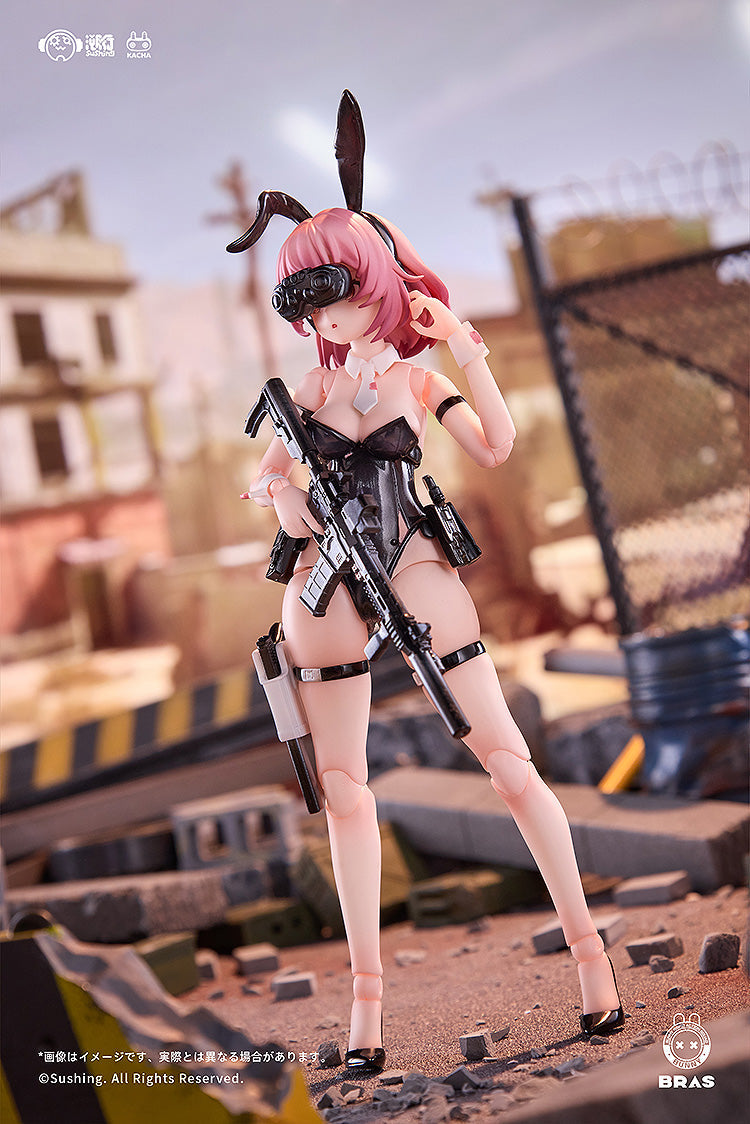Sushing BUNNY RAPID ACTION SQUAD Commando Belka 1/12 Action Figure JAPAN