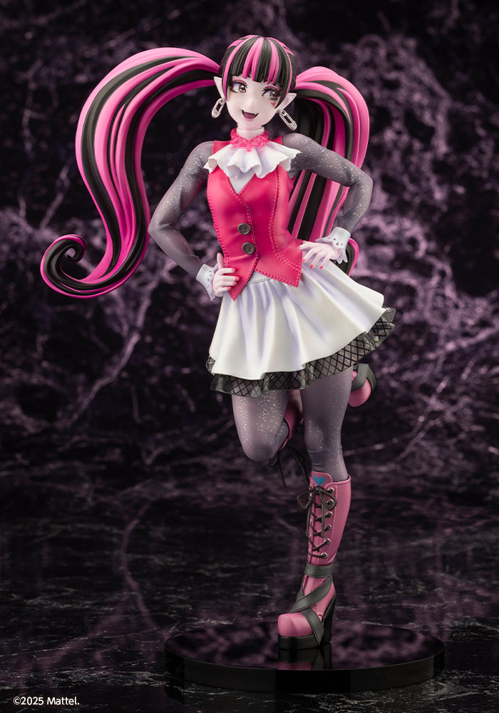 Kotobukiya MONSTER HIGH BISHOUJO Draculaura 1/7 Figura OFICIAL DE JAPÓN
