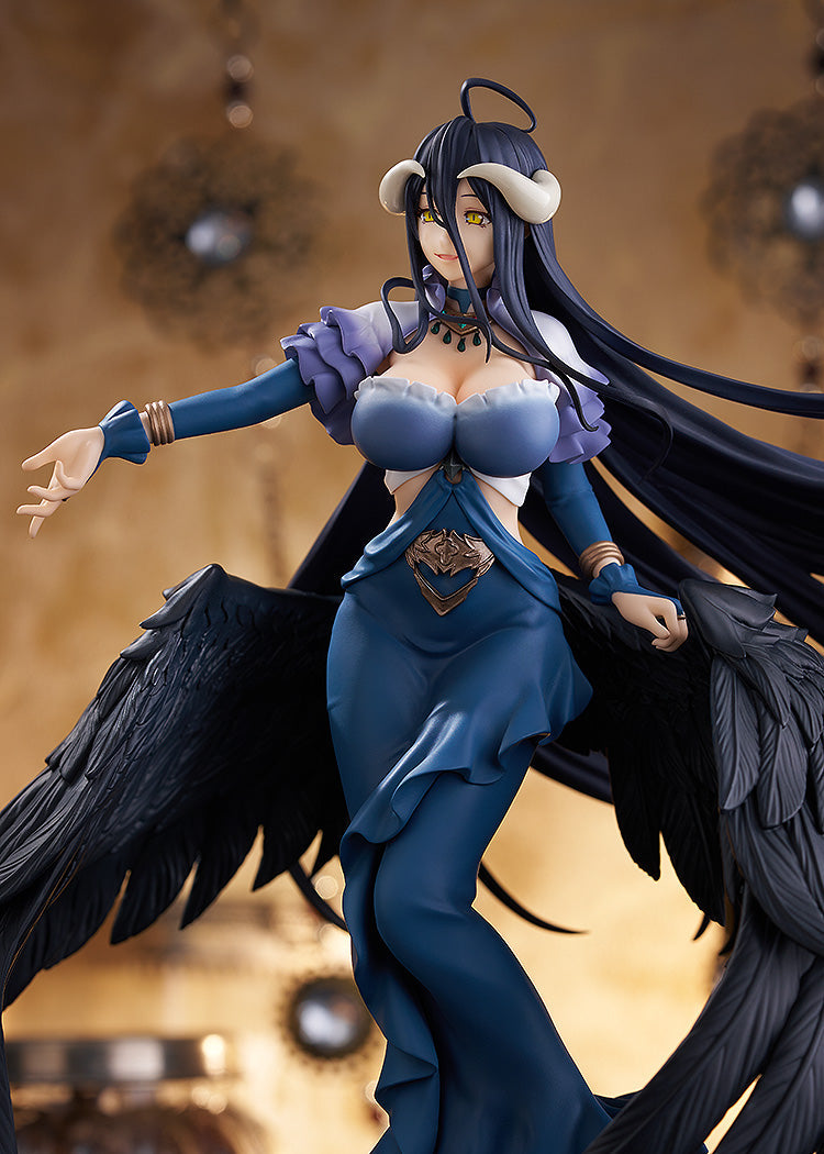 POP UP PARADE SP Overlord Albedo Vestido Preto Jet Ver. Figura JAPÃO OFICIAL