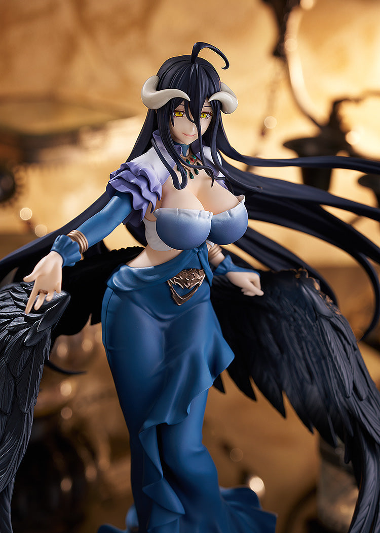 POP UP PARADE SP Overlord Albedo Vestido Preto Jet Ver. Figura JAPÃO OFICIAL