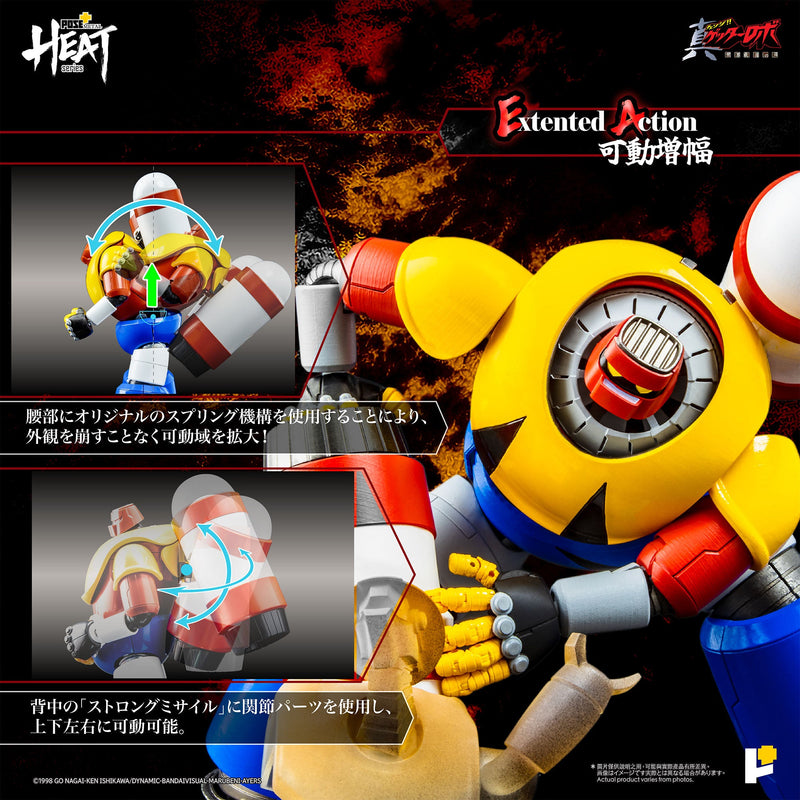 POSA+CALORE METALLO Getter Poseidon Getter Robo Armageddon Ver. Figura d'azione GIAPPONE