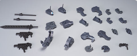 BIGFIREBIRD BUILD Conjunto de piezas opcionales de armadura de bomba de napalm para Ficedula pájaro/binario