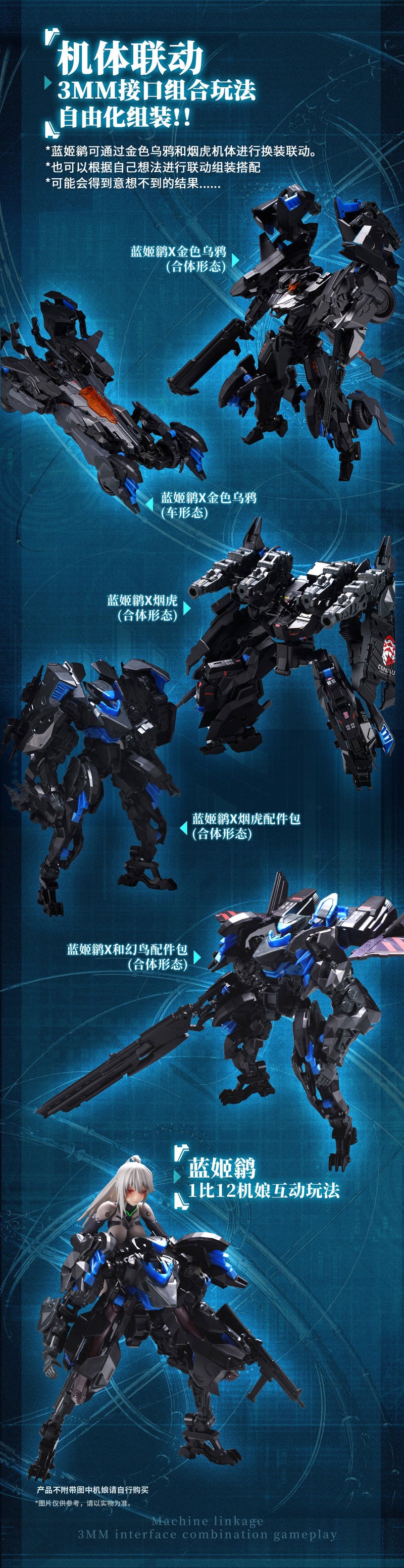 BIGFIREBIRD BUILD Kit de modèle de Ficedula oiseau/binaire officiel du Japon