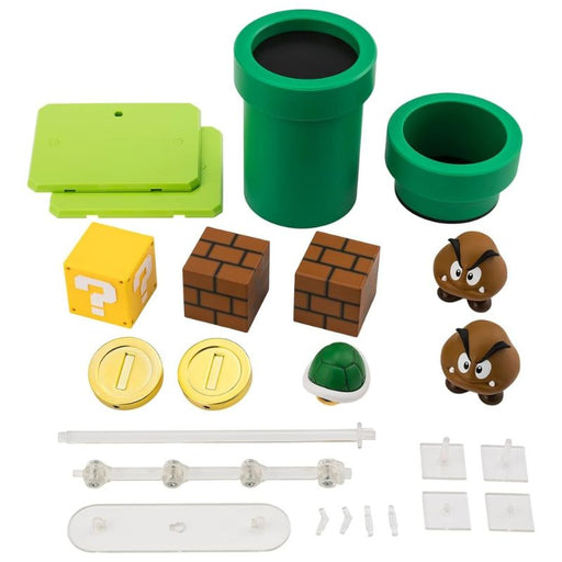 BANDAI S.H.Figuarts Super Mario Super Mario Play Set Figure JAPAN OFFICIAL