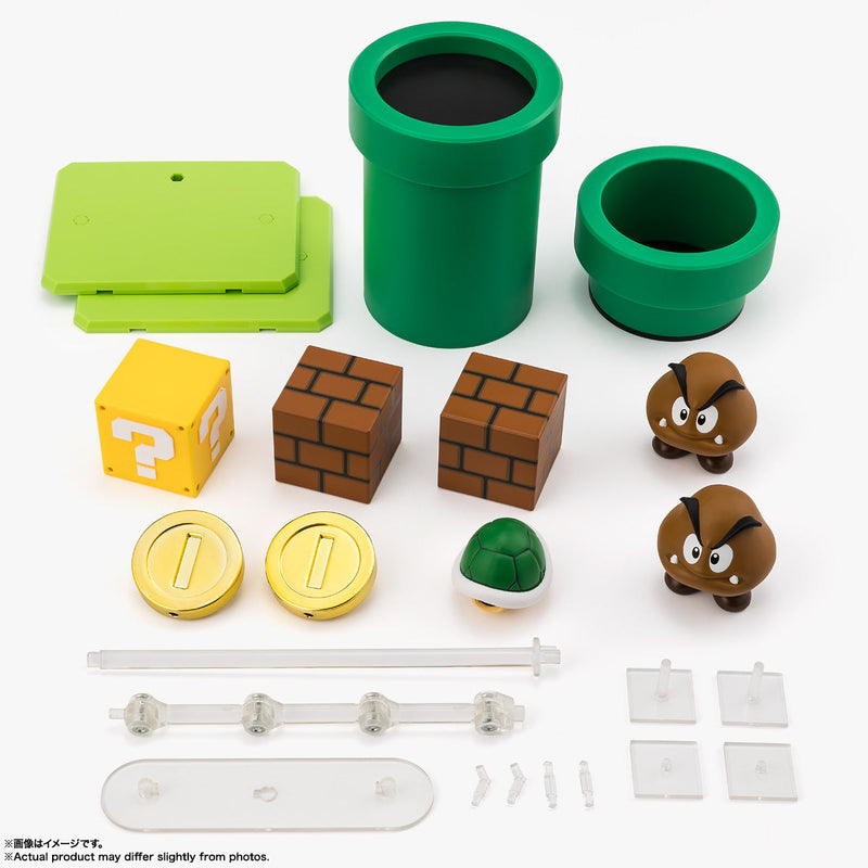 BANDAI S.H.Figuarts Super Mario Super Mario Spielset Figur JAPAN OFFIZIELL