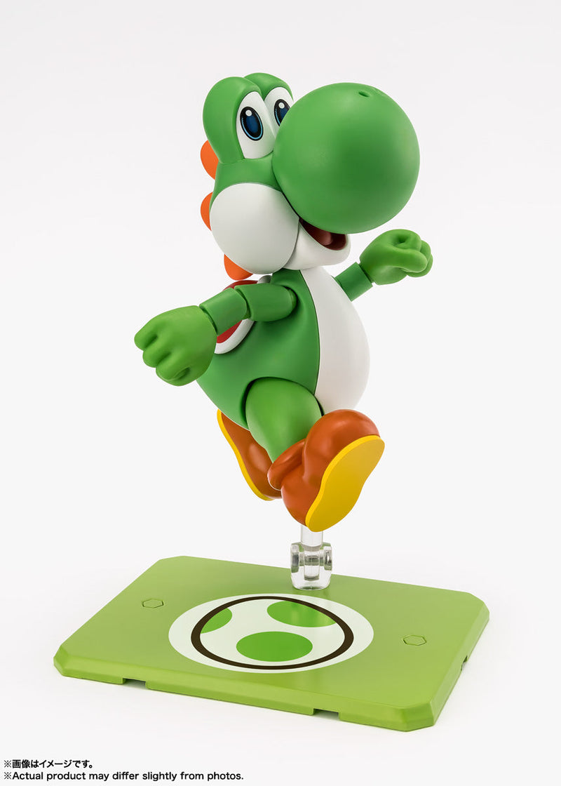 BANDAI S.H.Figuarts Super Mario Yoshi Action Figure JAPAN OFFICIAL