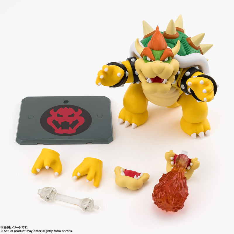 BANDAI S.H.Figuarts Super Mario Bowser Actionfigur JAPAN OFFIZIELL