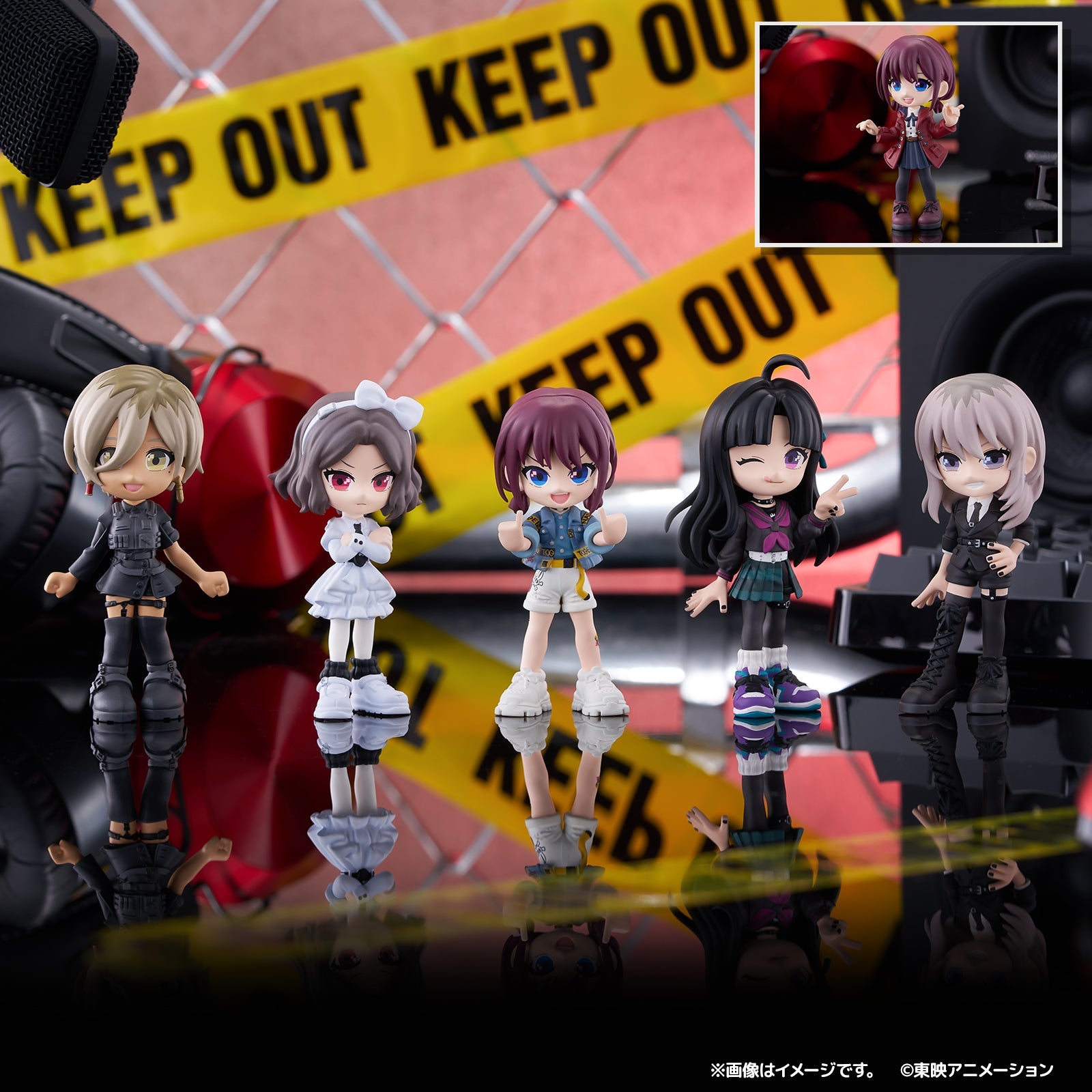 Bushiroad Creative PalVerse Girls Band Cry 6Pack BOX Figure JAPAN