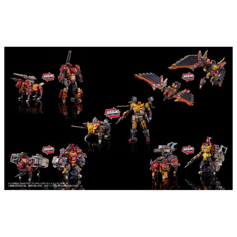 Takara Tomy Transformers Adamas Machina AM-T02 Predaking Figura de acción JAPÓN